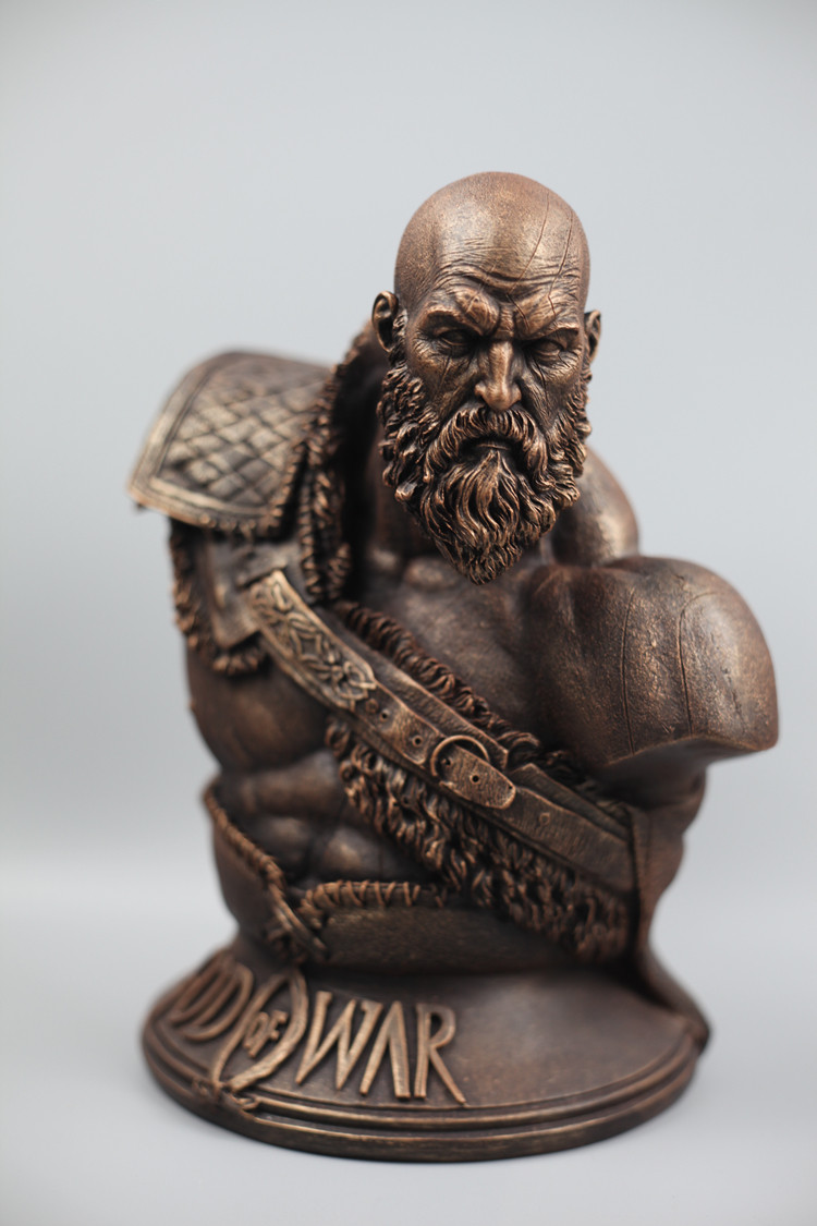 God of War War War 4 Kratos 1/3 Scale Bust Statue Figure Resin Game Collection Model 4927d7 God of War War War 4 Kratos 1/3 Scale Bust Statue Figure Resin Game Collection Model 4927d7