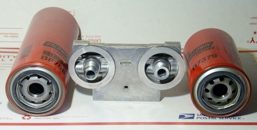 Kit de filtro de aceite de motor de derivación remota doble SIN FILTRO Baldwin 1u BF7587 NO 8u B7379 - Imagen 4 de 7
