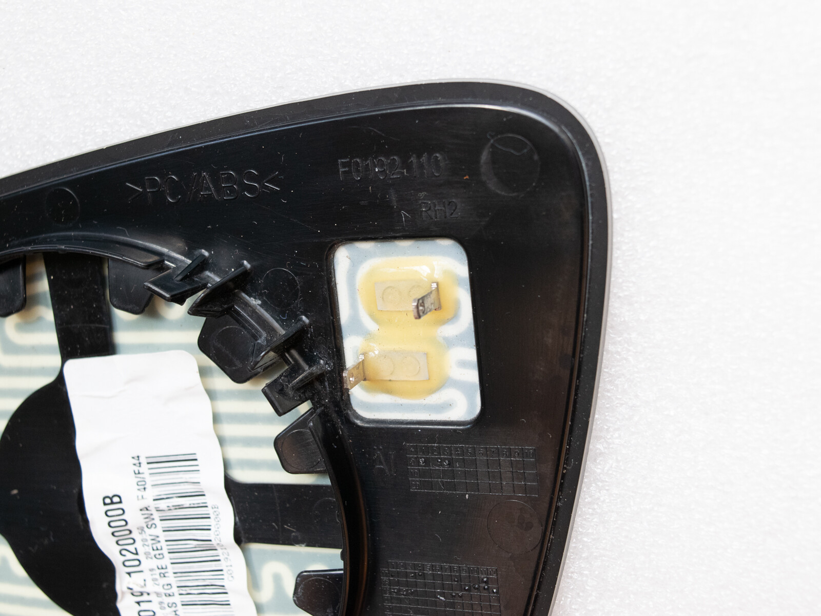 19-23 OEM BMW 1 F40 2 F44 RIGHT side HEATED MIRROR GLASS BLIND  