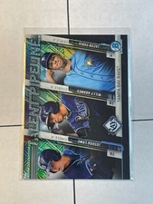 Joshua Lowe Willy Adames Jacob Faria 2017 Bowman Chrome Talent Pipeline Mega Ref
