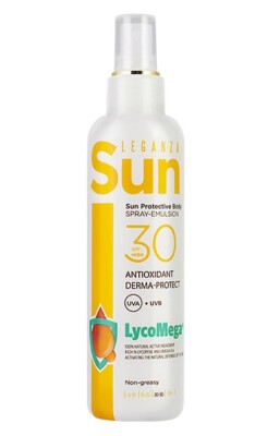 Sonnenspray-Emulsion SPF 30 ''Leganza Sun'' 200ml Antioxidant derma-protect