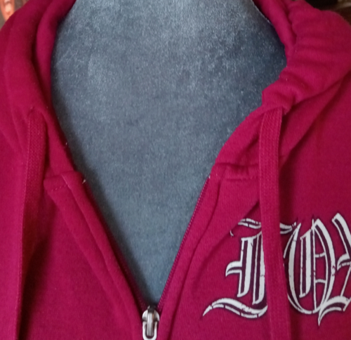 Fox Racing Fox Head Logo Women's Full Zip Up Hooded Sweatshirt Size Medium - Picture 8 of 10