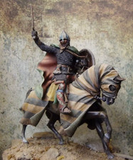 Mounted knight late 12th c. 54mm Painted Toy Soldier Pre-Sale  Art