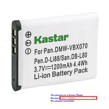 Kastar Repalcement Battery for Pentax D-LI88 Optio H90 Optio P70 Optio P80