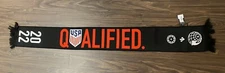 NWT RARE U.S. Soccer 2022 Qatar World Cup Qualified Scarf USMNT Only Forward USA