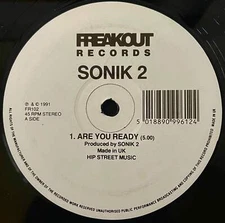 Sonik 2 – Are You Ready - USED Vinyl 12" Single