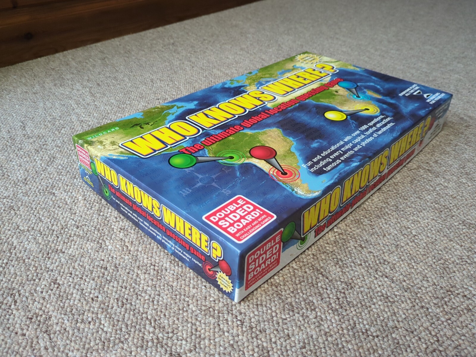 Who Knows Where Board Game ( Wildcard Games) Complete eBay