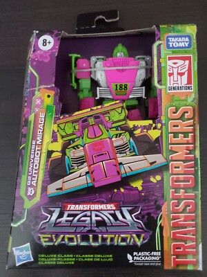 Transformers Legacy Evolution Mirage Deluxe Class G2 ''TOXIC'' Universe New Melon 