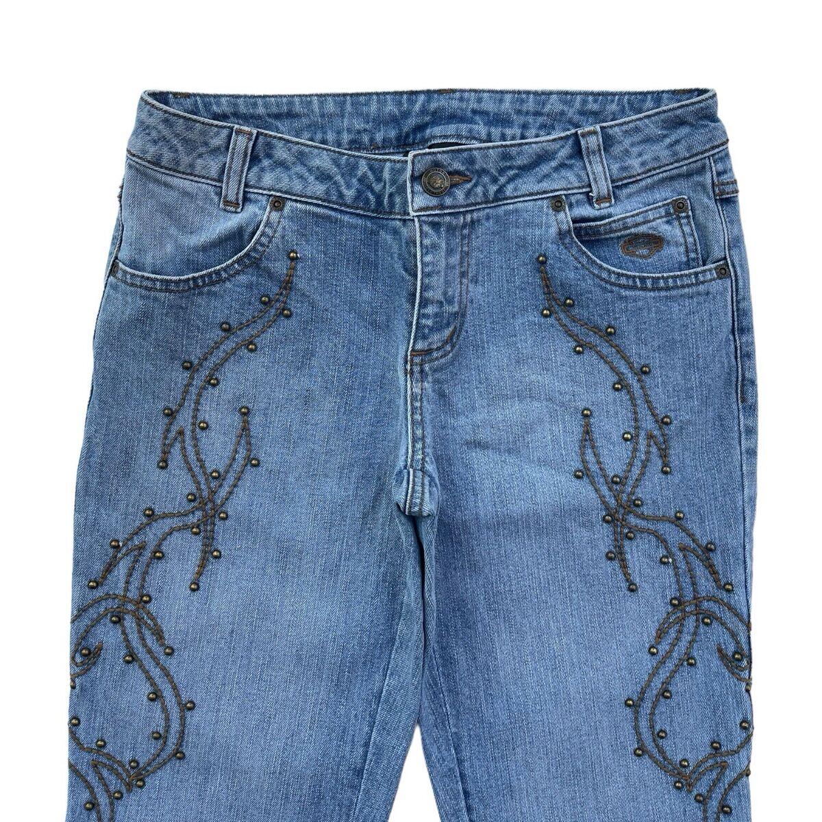 Vintage 00s HARLEY DAVIDSON Womens 4 Studded Jeans Bootcut Vintage 00s HARLEY DAVIDSON Womens 4 Studded Jeans Bootcut