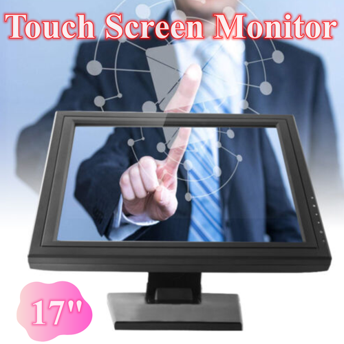 17" Inch POS MONITOR USB TOUCH SCREEN 1280x1024 CASH DISPLAY Resistive LCD 110V