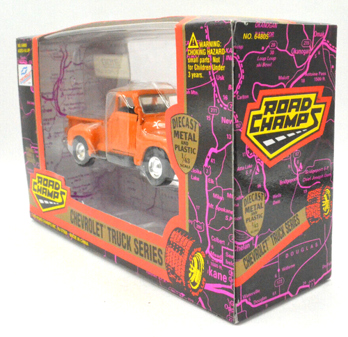 Road Champs 1953 Chevrolet 3100 Pickup orange Diecast 1:43 - Bild 6 von 7