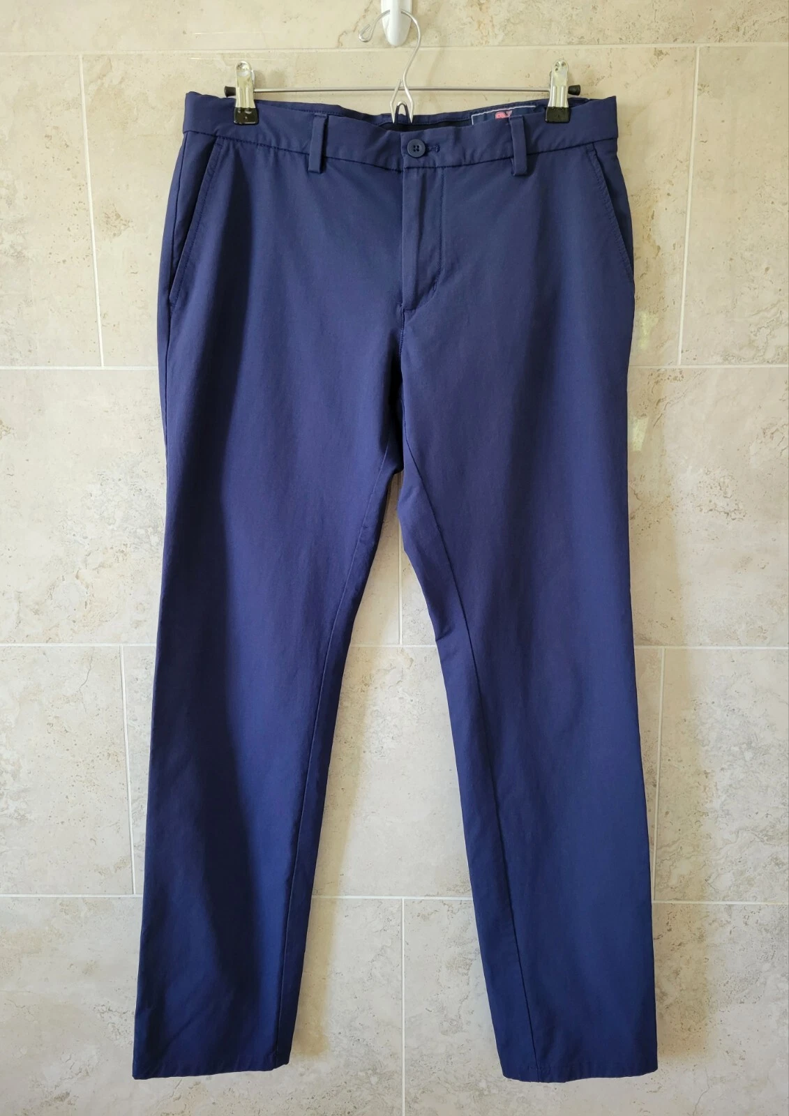 Vineyard Vines Mens Size 32x32 Pants Cotton Nylon Blend Stretch Chino Navy Blue