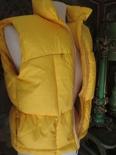 COACO NewYork Yellow 80% Down Vest /jacket size S