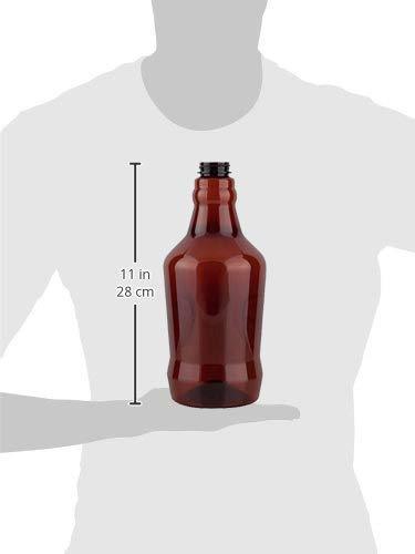 64 oz Amber Growler PET Plastic with Cap - PERFECT WHERE GLASS IS NOT ALLOWED - Picture 6 of 6