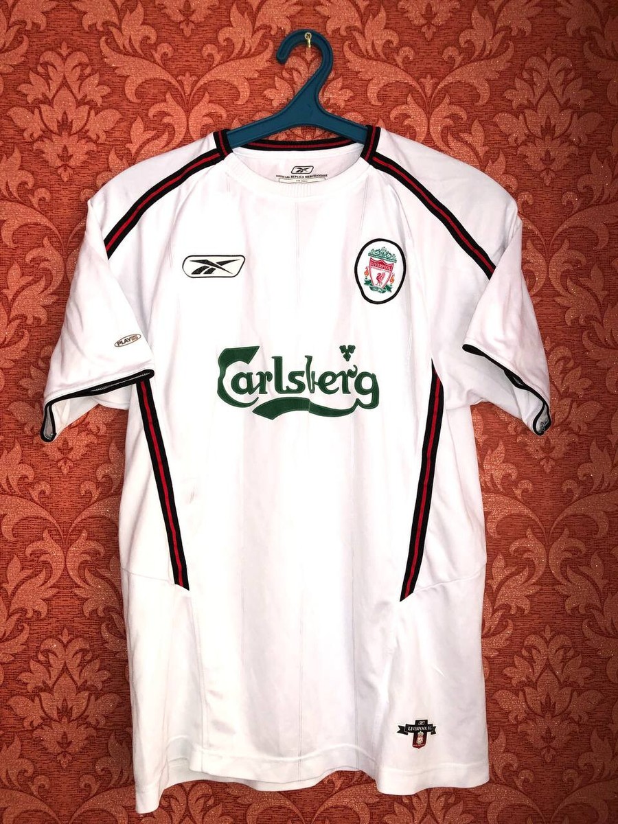 Liverpool Away football shirt 2003 - 2005 jersey mens rare S