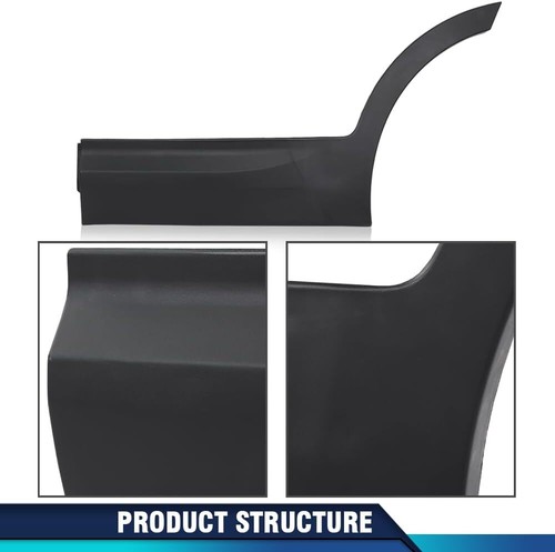 Rear Door Molding Left FOR 2013-2019 Hyunda Santa Fe XL 3.3L Driver Side - Picture 2 of 8