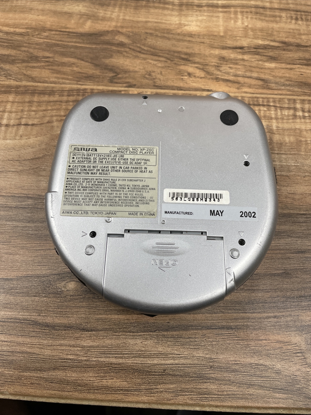 Aiwa Portable Cd/ Mp3 Player XpZ5C tested eBay