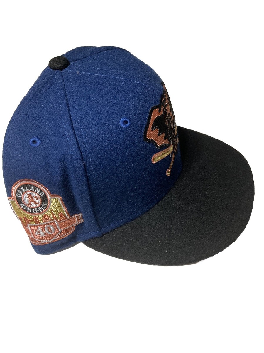 New Era Oakland Athletics 40th Anniversary Blue & Peach SZ 7