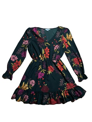 NWOT Jack by BB Dakota Green floral Print V Neck Mini Dress (Size S) | eBay NWOT Jack by BB Dakota Green floral Print V Neck Mini Dress (Size S) | eBay