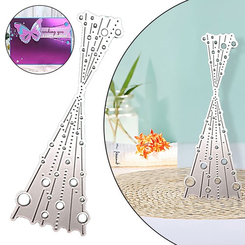 Christmas Bubble Spotty Line Metal Cutting Dies Scrapbooking Background DIY 2023 - Picture 2 of 9