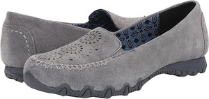 Skechers via expressa Corte Laser De Camurça Sapatilha SAPATOS tamanho 9M Carvão | eBay
