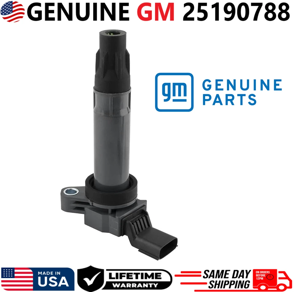 Bobina de encendido GM 1 para Chevrolet Spark 2012-2015 1,2 L I4, 25190788 GENUINA Foto 3 de 4