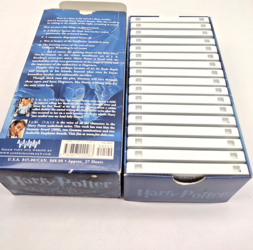 Vintage Harry Potter Hörbücher auf 48 Kassetten unüberbrückt LOT 5 Komplettsätze - Bild 12 von 12