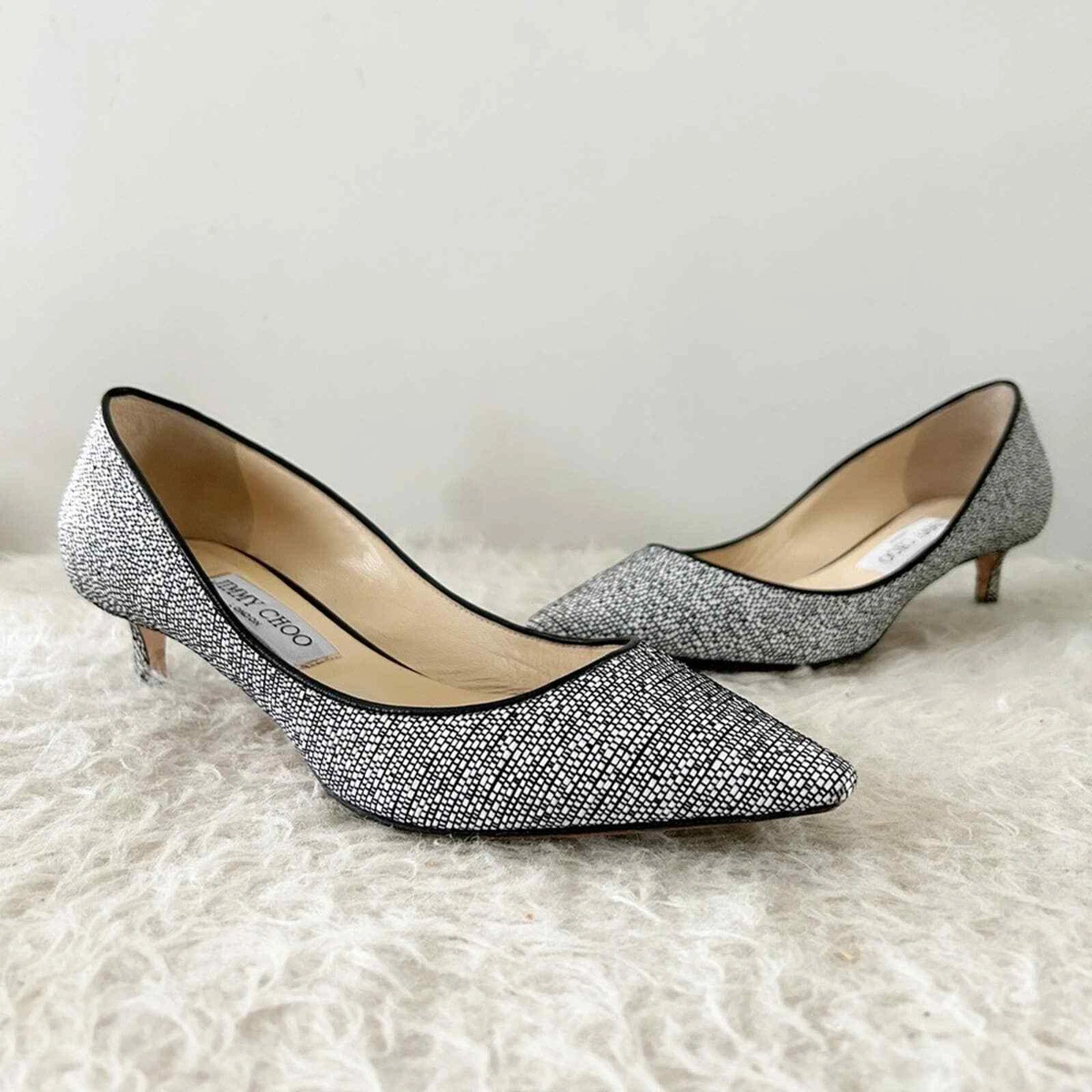 Black kitten heels size cheap 11