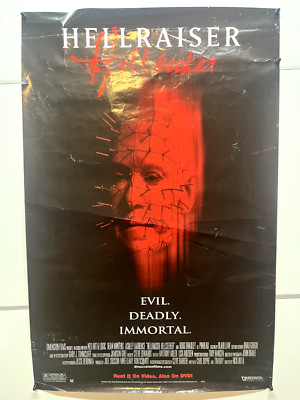Poster: Hellraiser VI Hellseeker: 26x40: Doug Bradley original