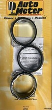 Auto Meter 2234 Black Mounting Solution Angle Ring 2 116 Gauge 3 Pack Universal