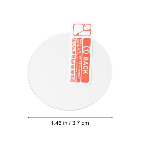 6 PCS Bildschirmschutz Runde Uhr Aus Gehärtetem Glas Glasfolie Ansehen - Zdjęcie 6 z 12