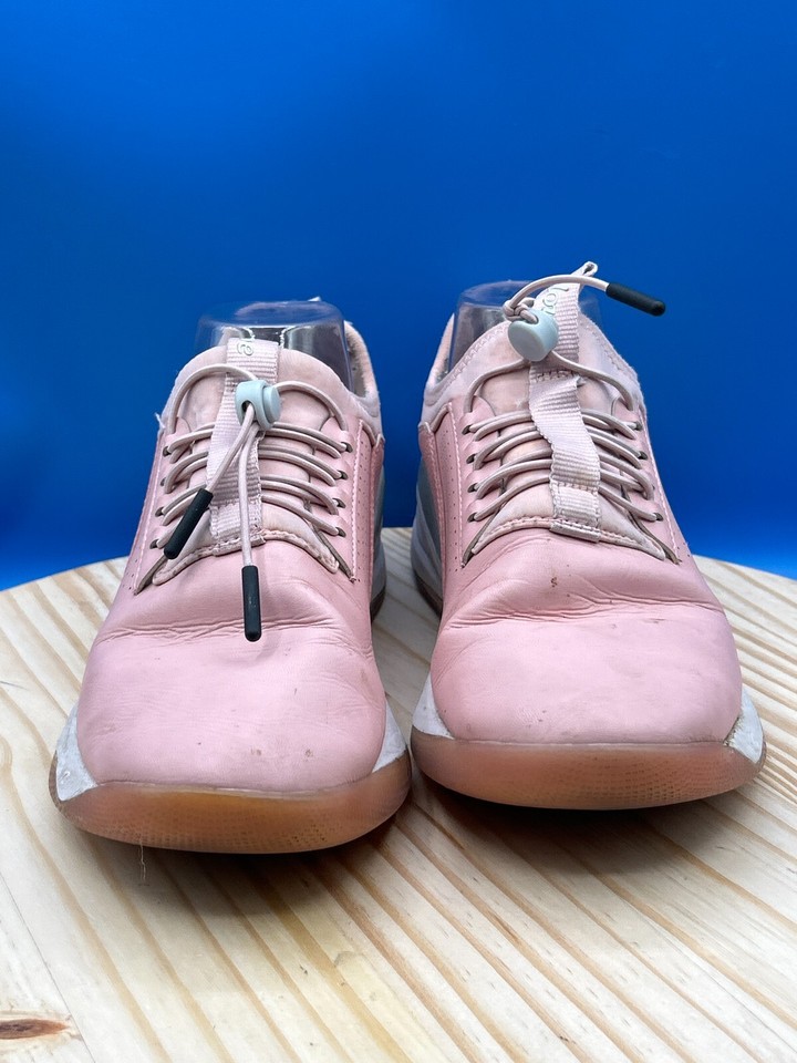 Clove Athletic Shoes Womens Size 9 Light Pink Leather Lace Up Running