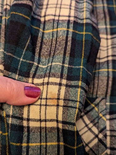 Pendleton 100% Virgin Wool Button Down Long Sleeve Plaid Shirt Womens XL - Picture 6 of 8