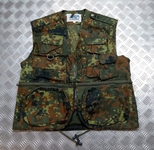 Pêche Hunters Photographes Multi Poche Gilet Militaire Couleurs - Tout Tailles e