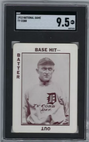 1913 National Game Ty Cobb SGC 9.5 Population 1/1 Highest Graded No PSA 10