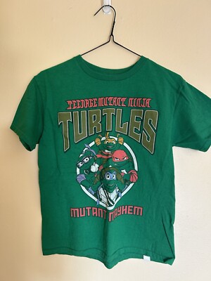 Teenage Mutant Ninja Turtles Mutant Mayhem Movie Kids Medium Shirt  2023 TMNT