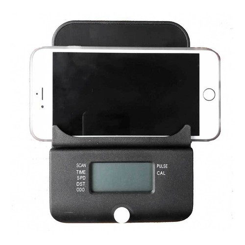 Monitor tachimetro LCD con frequenza cardiaca per cyclette computer bici esercizio - Foto 6 di 9