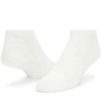 Wigwam L108241 Unisex White 2 Pack Super 60 Low Cut Socks Size Medium
