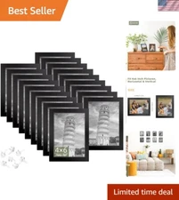 Protective 4x6 Photo Frame Set of 18 - Ideal for Graduation & Family Memories
