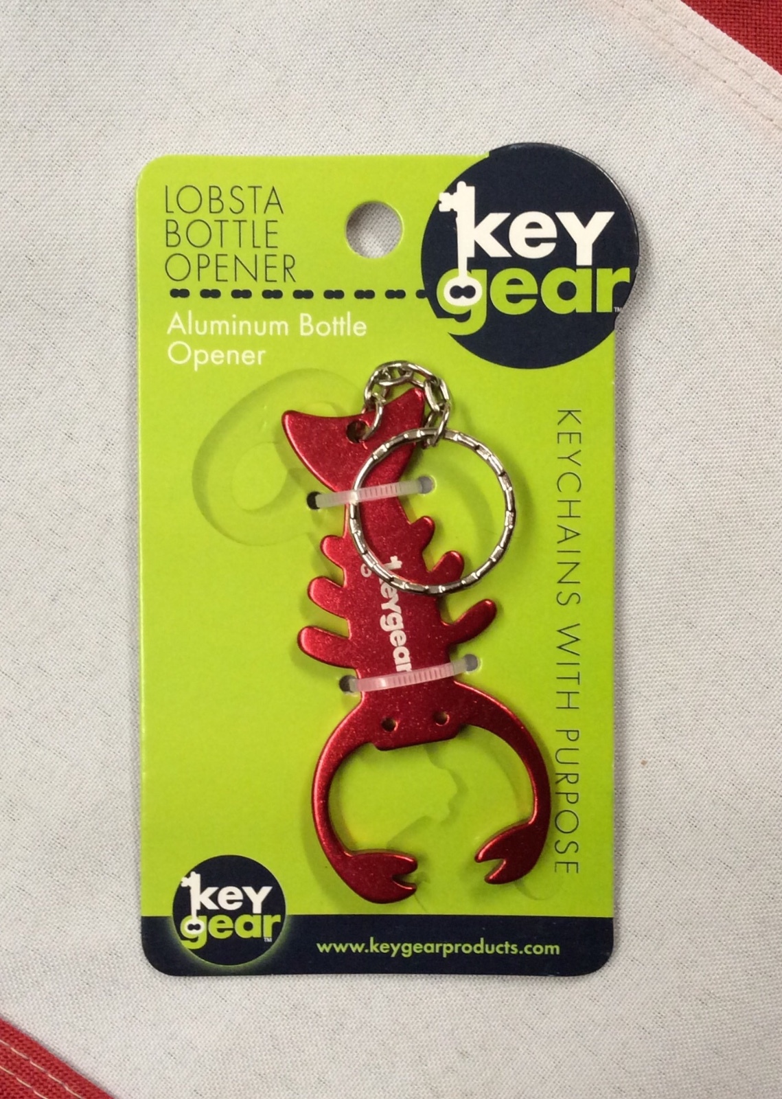 Lobster bottle opener key chain emergency preparadness disaster equip