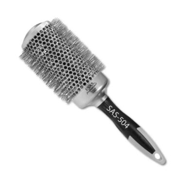 Professional SAS 504 Hairstyling Ceramic Hair Brush Nylon Bristles - Evas