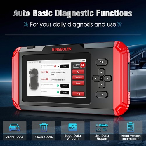 2025 KINGBOLEN S600 OBD2 Scanner Car Diagnostic Tool TPMS ENG AT SRS Code Reader - Picture 6 of 13