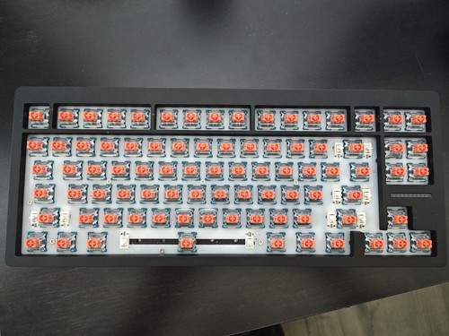 Wooting 80HE Custom Modded Keyboard – Black Zinc Alloy, TTC Uranus Hall Effect - 第 3/9 張圖片