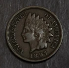 1897 Indian Cent VF   Lot F 844