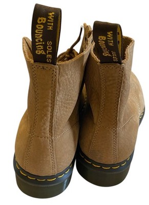 Dr. Martens 101 Unbound Tumbled Nubuck Brown Suede Leather Combat Boots Dr. Martens 101 Unbound Tumbled Nubuck Brown Suede Leather  main image 2