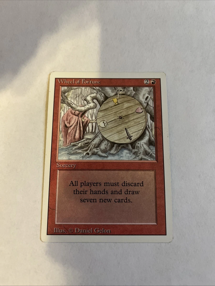 Wheel Of Fortune In Individual Magic: The Gathering Cards for sale