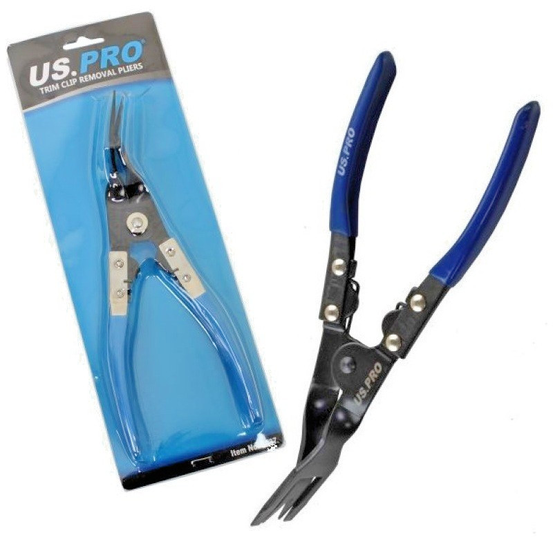 TRIM CLIP REMOVAL PLIERS by US PRO TOOLS Panel Popper for Car Interior Door Trim