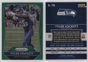 2015 Panini Prizm Rookies Green Prizm Tyler Lockett #298 Rookie RC