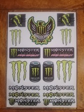 Monster Energy Sticker Sheet