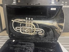Yamaha YMP-204M Marching Mellophone - Silver-plated Patterson Hornworks Leadpipe